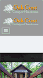 Mobile Screenshot of oakcrestcottages.com